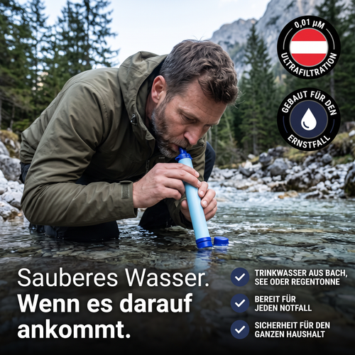 Sauberes Wasser, wenn es darauf ankommt: NORDVAND X1 im Einsatz an einem Alpenbach