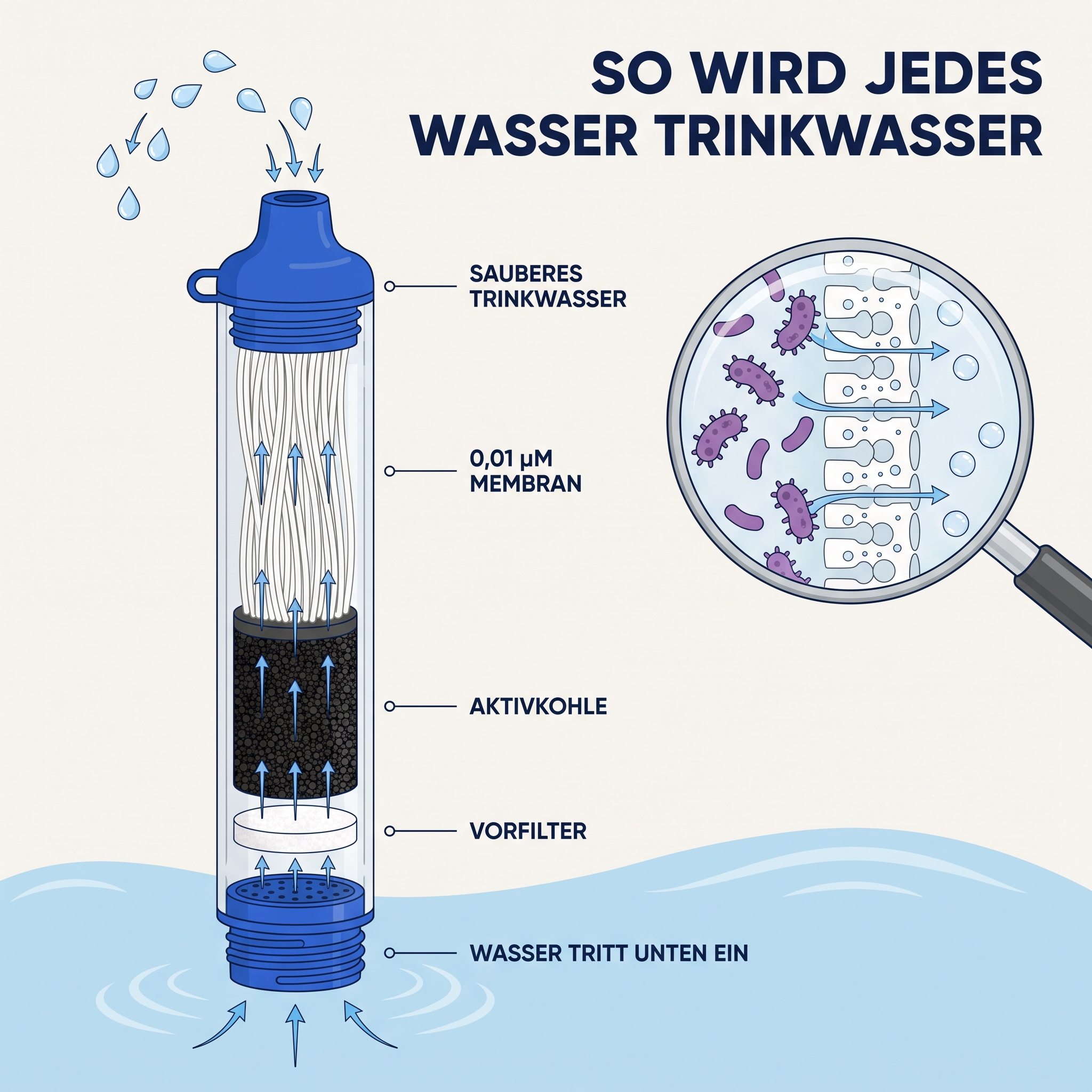 So wird jedes Wasser Trinkwasser: Querschnitt durch den NORDVAND X1